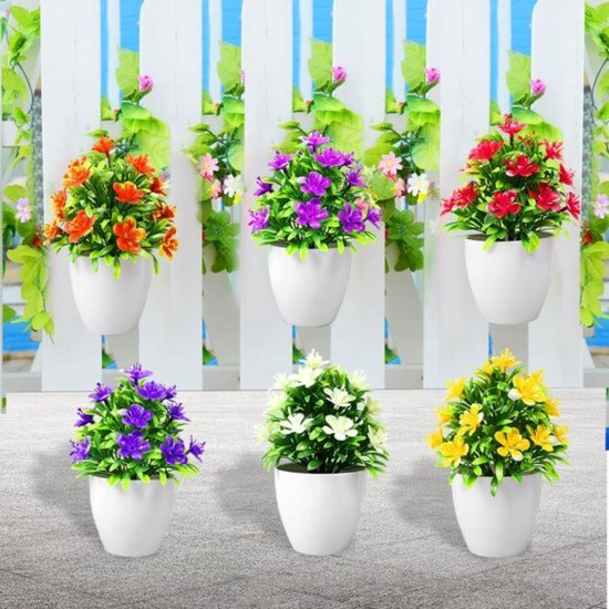 Kunstbloemen in Pot voor een Groene Touch in Huis