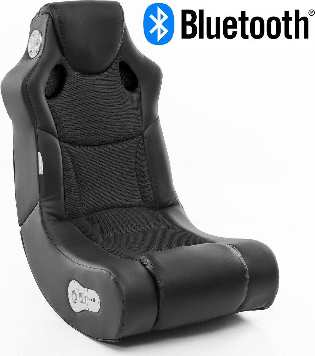 Dakloos revolutie Ciro 24Designs Racer - Racestoel Gamestoel - Bluetooth & Speakers - Zwart |  bol.com