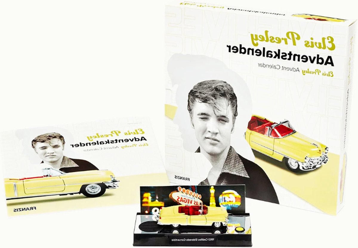 Goedkoopste Elvis Cadillac Eldorado Adventskalender - Bouwset Voor 24 Dagen - Iconische Auto Van Elvis Presley - Perfect Cadeau Voor Fans - Kerstmis Aftelkalender
