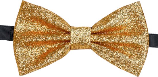 Sorprese Bow Tie - Chique Goud Glitter - pré-noué - noeud papillon - noeud - noeud papillon