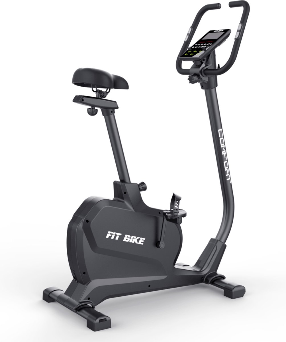 Afbeelding 3 van FitBike - Comfort Bike - Hometrainer - Hartslagsensoren - Lage instap - Breed zadel