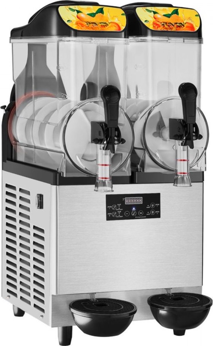 Professionele Slush Machine - Smoothie Machine -24L - 500W - RVS - Inc. Accesoires