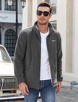 Veste Polaire Homme à Fermeture éclair Intégrale - Col Montant, Chaude, Pour Extérieur Et Loisirs