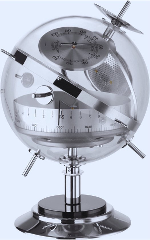 TFA Thermometer / Hygrometer analoog 71mm - met messing ring - Doosje