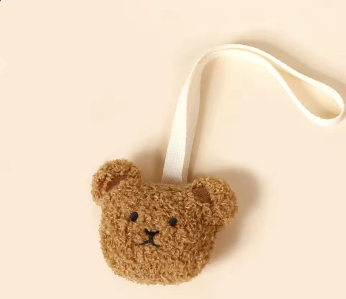Goedkoopste Speenkoord Beer Teddy Bruin - Fopspeenkoord - Speenketting - Speenkoorden - Jongen - Meisje - Met Clips - Kraamcadeau - Babyshower - Baby - Speenhouder - Cadeau - Stoffen Speenkoort