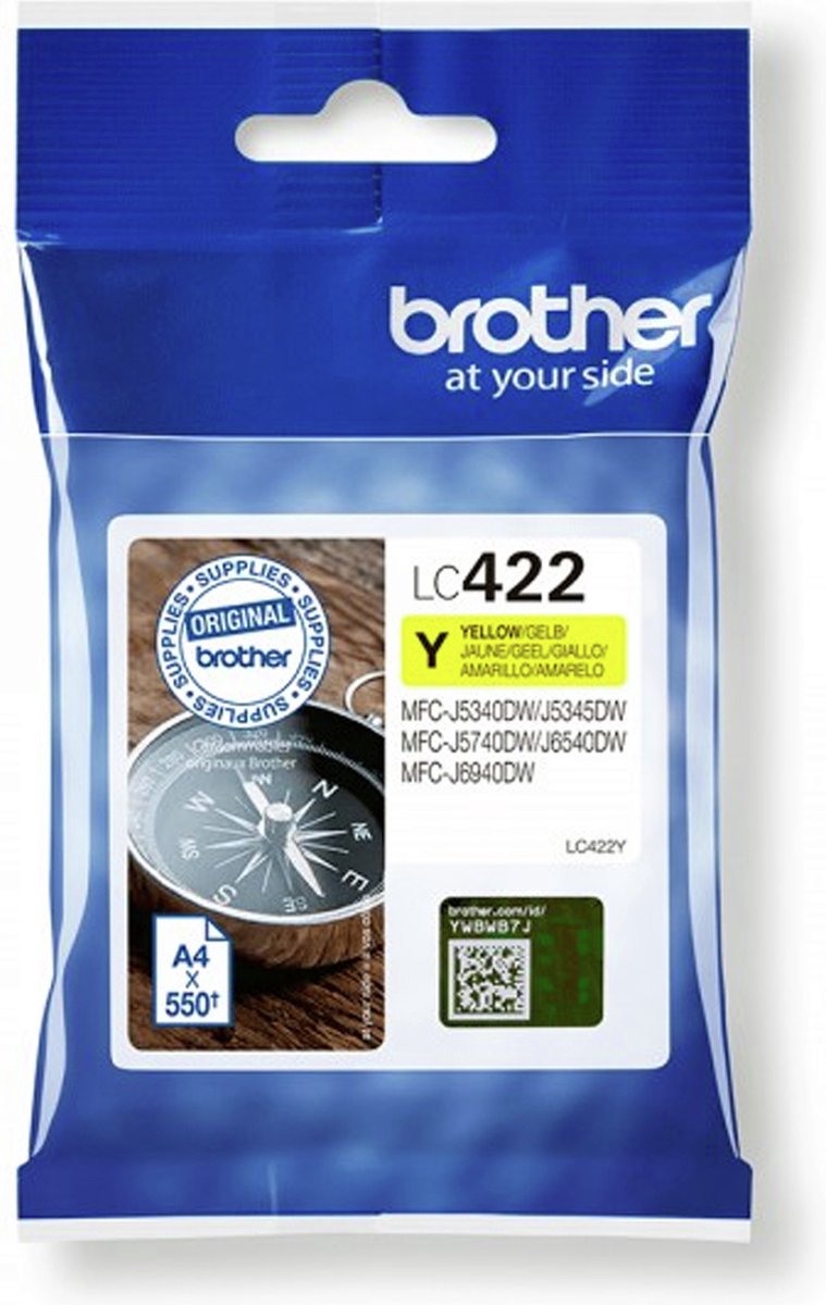 BROTHER INKTPATROON LC422Y