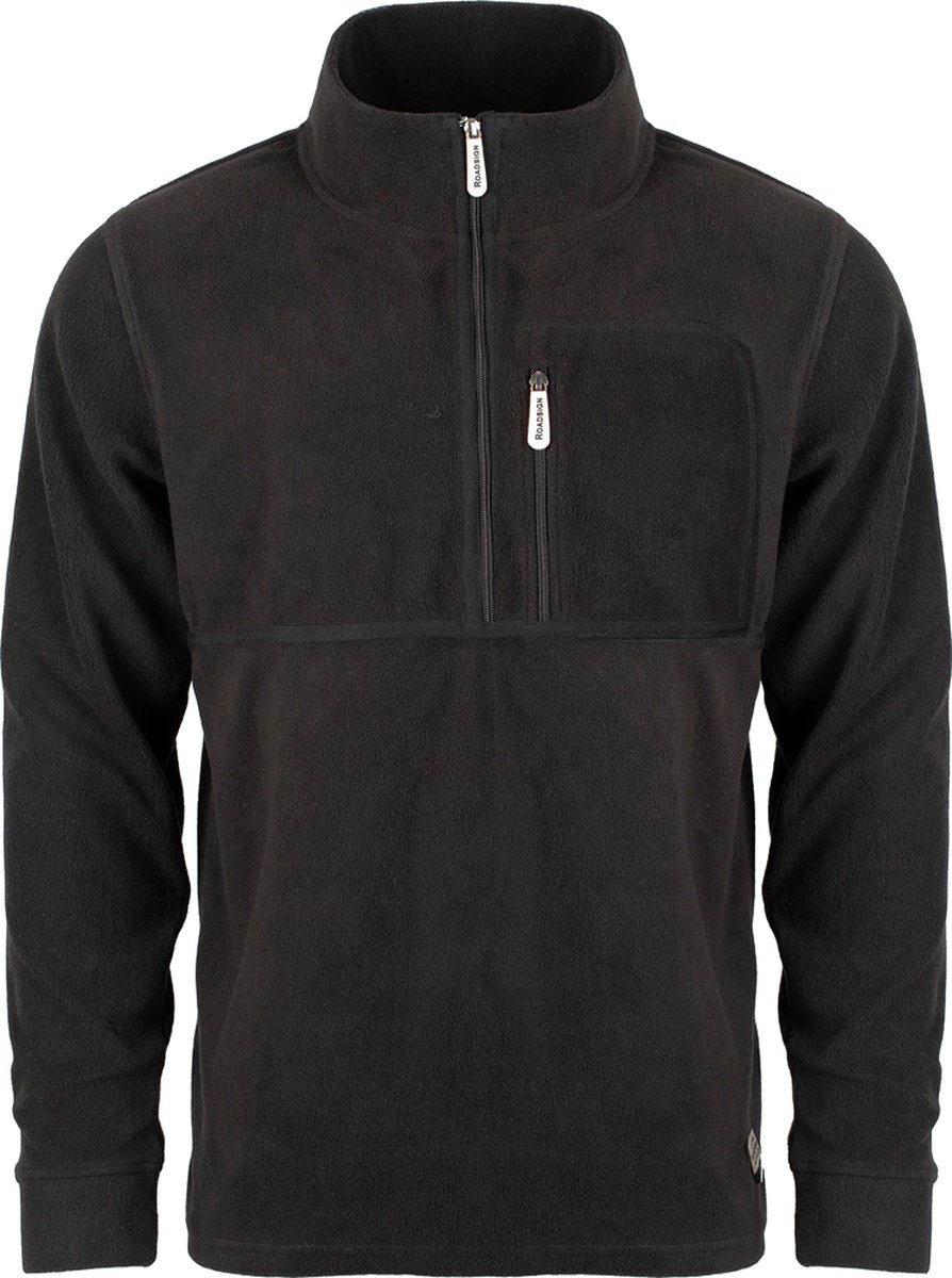 Roadsign Australia fleece heren trui rits Zwart