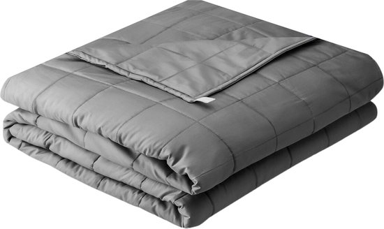 Vonia Weighted Blanket - Weighted Blanket - 150 x 200 cm - Black (7 kg 150 x 200