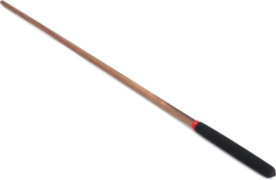 KG Deluxe Walnut Spanking Cane Met Handvat - BDSM- zweep-stok-meester-slaaf