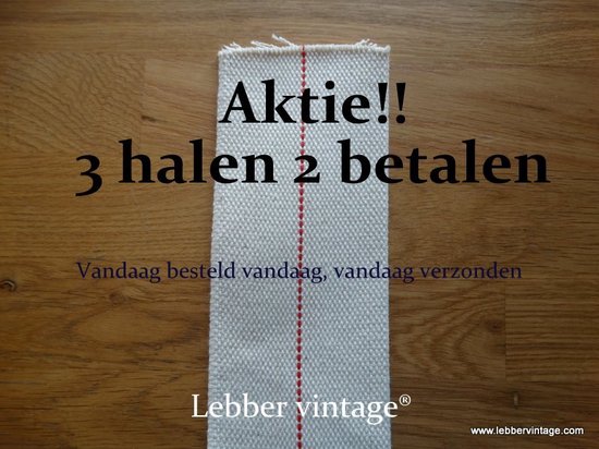 Lont voor petroleumstel: 50 cm lang, 68 mm breed. Lebber vintage®