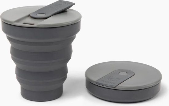 Lekue Opvouwbare Reisbeker 350ml – Koraal