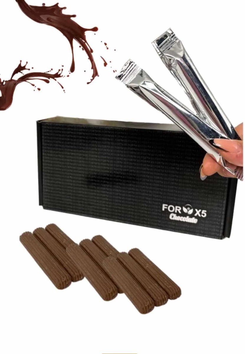 Goedkoopste FORX5 Chocolade Reep 30 stuks, Effect net als Coffee FORX5, Afslank, Snel en langdurig gewichtsverlies, Buikafslanken dieet, Eetlustremmer detox