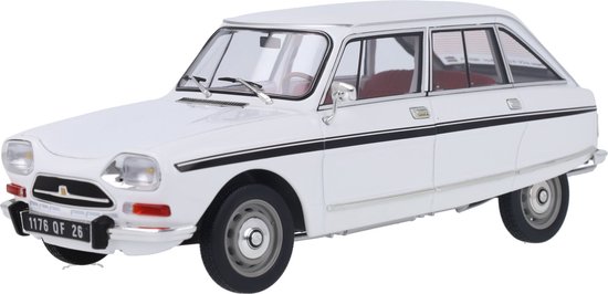 Voiture Miniature NOREV 1/18 - Citroën AMI Super 1974 Blanche