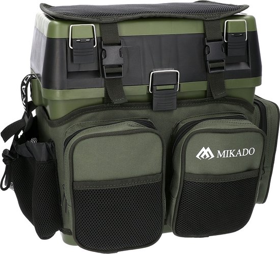 Foto: Mikado uabm 317 cover beschermhoes voor viskist alleen hoes geen viskoffer groen