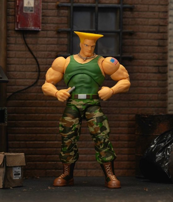 Jada Toys Ultra Street Fighter II: The Final Challengers Action Figure 1/12 Guile 15 cm Action Figuur