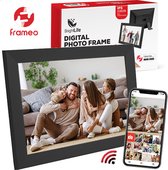 Bol.com BrightLife Digitale Fotolijst met Frameo App - 10.1 inch - HD Resolutie - Fotokader - WiFi - IPS Touchscreen - 32GB aanbieding