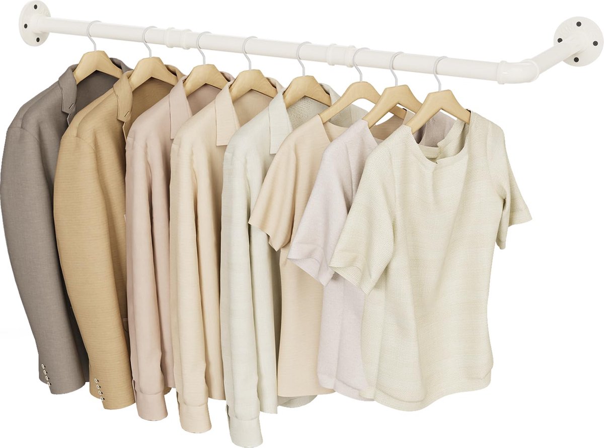Goodivery ® Garderobe Houder in Vintage Stijl voor Wandmontage met Industriële Look voor Meerdere Kamers