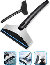Grattoir à glace WoniQ pour voiture - Grattoir à vitres - Grattoir à neige - Grattoir - Antigel - Design ergonomique