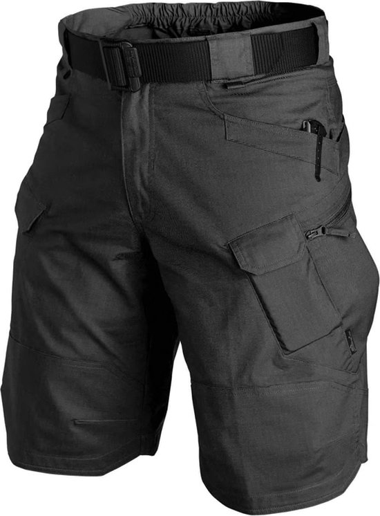 Short Militaire - Imperméable - Respirant - Séchage Rapide - Cargo Zwart - Alpinisme - Mixte