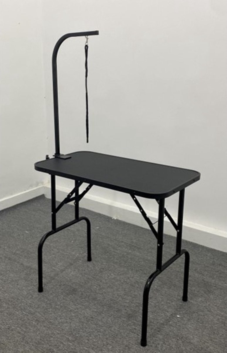 Topmast Trimtafel Noir Groomstyle XL - Zwart - 106 x 61 x 76 cm - Inklapbare Trimtafels - Trimtafels voor honden - Met Trimarm