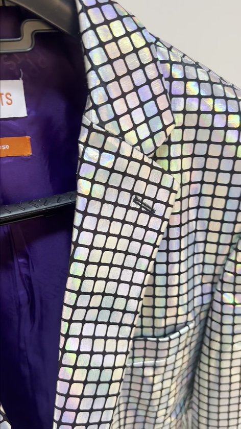 OppoSuits Discoballer - Mannen - Heren Kostuum - Carnaval- en Halloweenkleding - Kerst - Meerkleurig - Maat: L