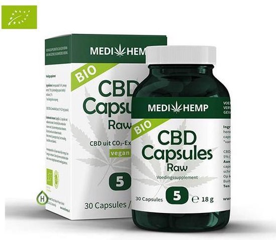 Medihemp CBD Capsules - 5% - 30 caps