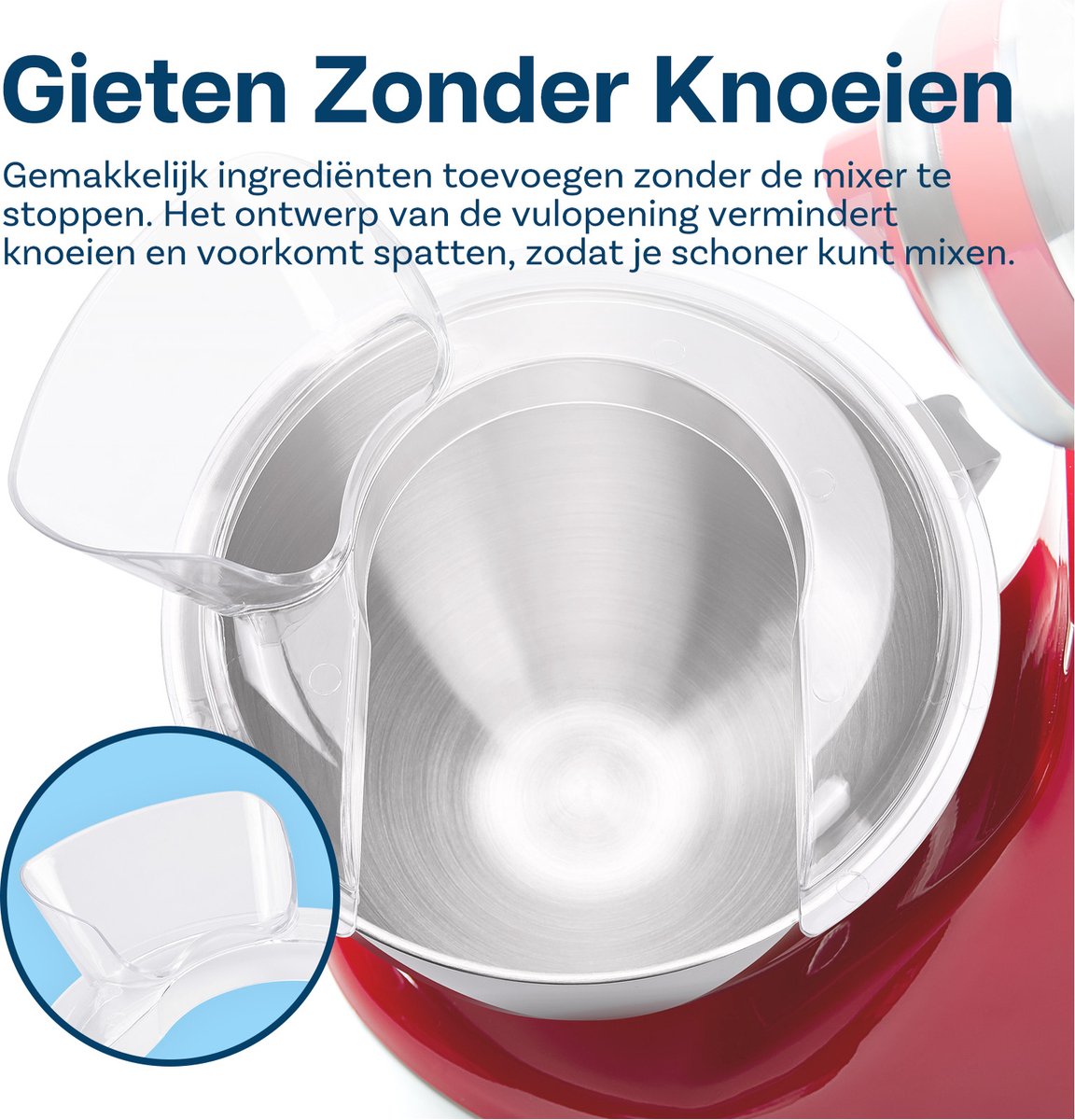Spatbescherming voor KitchenAid 5 Quart Tilt-Head Stand Mixers Artisan Series van MMOBIEL thumbnail 3