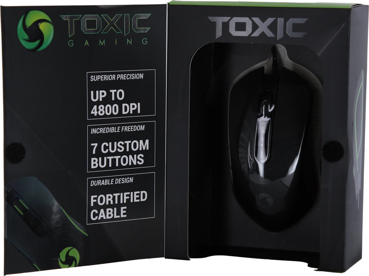BTO TOXIC RGB-gamingmuis met 4800 dpi en USB thumbnail 4