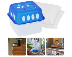 Vochtontrekker met 2 Navullingen - Vochtvreter - Luchtontvochtiger Tegen Schimmel - Vochtbestrijding met Absorberend Materiaal - Inclusief EBOOK