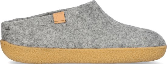 Tofvel - Slipa Maha Wolvilt Instap Pantoffels Marbled Light Grey - Maat 39