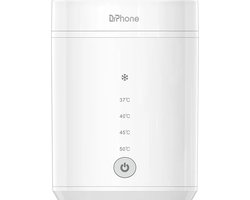 DrPhone WarmWave Pro – Draagbare Flessenwarmer - Fles Snel Opwarmen - 5 standen (Ontdooien + Verwarmen) – Warmhoudfunctie - Flesverwarmer Baby - BPA Vrij - Lange Accu - USB-C