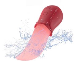 BP® Tong Vibrator - Likkende Tong Vibrator - Clitoris Zuiger - Dildo Vibrator - Bef Vibrator - Clitoris Stimulator - Sex Toys voor Vrouwen & Mannen - 10 standen - Silicone