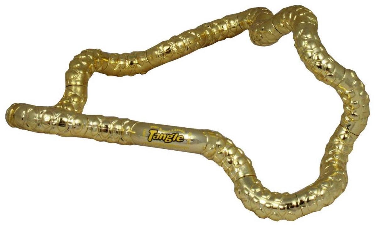 Tangle - Totally Textured Metallic Junior - goud - The Original Fidget