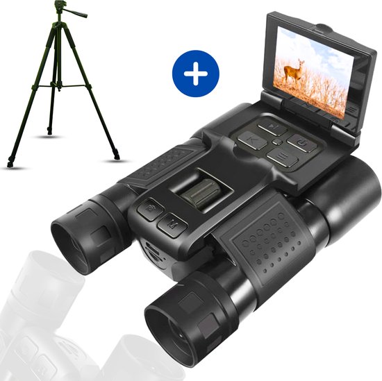 Zoomble® digitale verrekijker met camera 12×32 – statief – 32GB