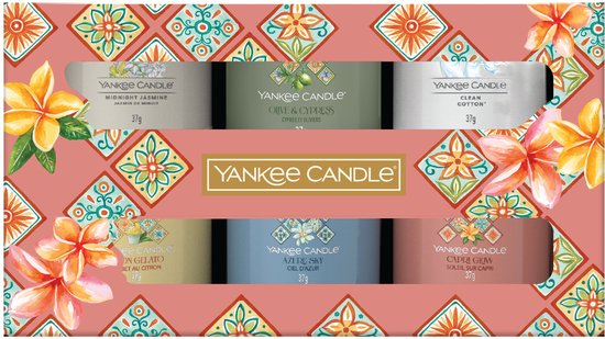 Yankee Candle - Hello Italy - 6 Filled Votive Gift Set - 65 branduren - Cadeauset