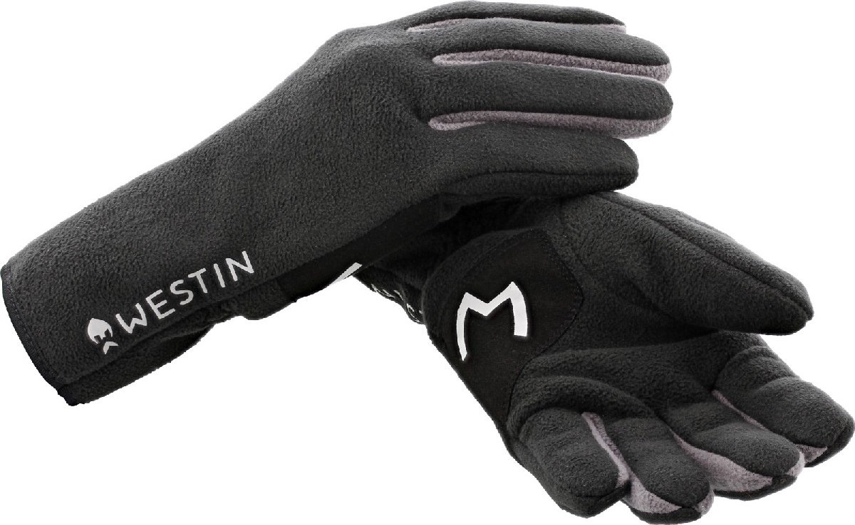 Westin Full Fleece Gloves Carbon Black X-Large
