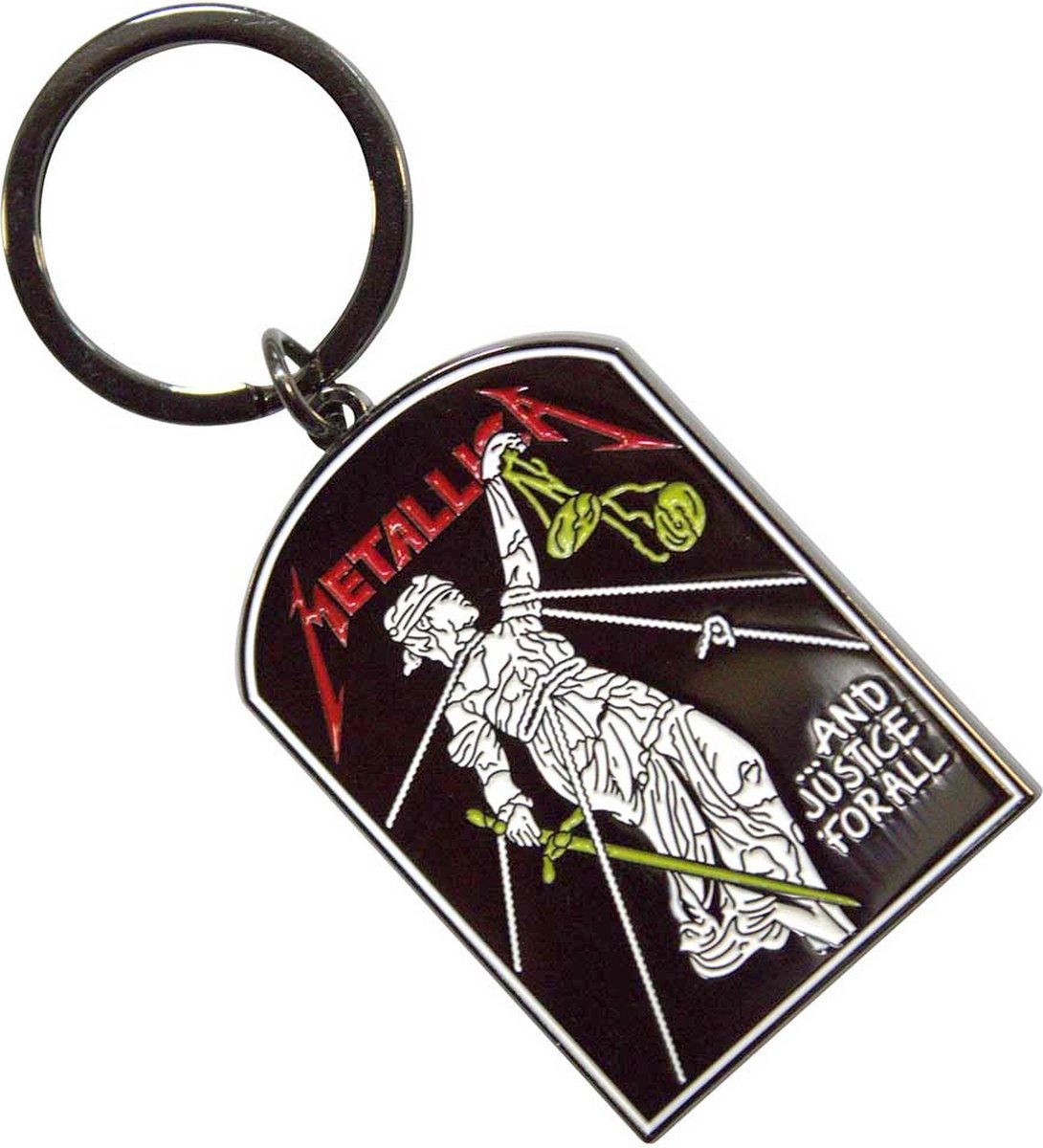 Metallica - And Justice For All Tombstone Sleutelhanger - Multicolours