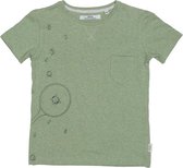 Ebbe - jongens T-shirt - Pastel green melange - Maat 92