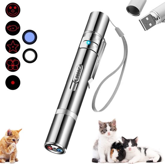 Vibbang Interactief Kattenspeelgoed voor Binnenkatten, Slim Elektrisch Speelgoed Met Afstandsbediening, 2 Modi, USB Oplaadbaar Vibbang Interactief Kattenspeelgoed voor Binnenkatten, Slim Elektrisch Speelgoed Met Afstandsbediening, 2 Modi, USB Oplaadbaar