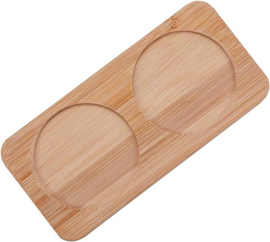 BINHAI Zwart zout- en pepermolenblad, houten onderlegger, werkblad en eettafelbeschermer (pepermolen niet inbegrepen BINHAI Zwart zout- en pepermolenblad, houten onderlegger, werkblad en eettafelbeschermer (pepermolen niet inbegrepen