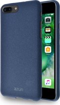 Azuri Apple iPhone 7/8 Plus hoesje - Zand textuur backcover - Blauw