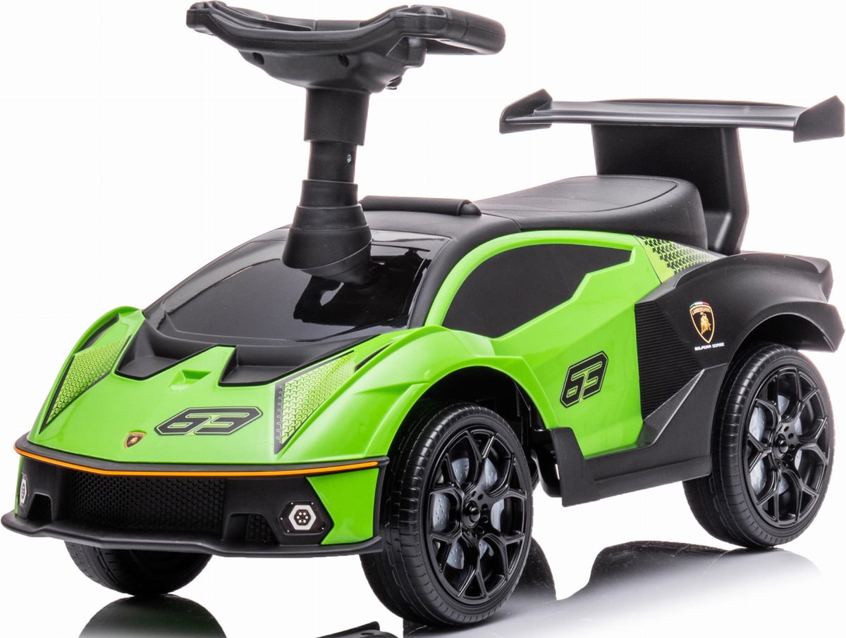 sun baby Loopauto vanaf 1 jaar, kinderauto Essenza SCV12, Aauto kinderen met Anti-kantelbeveiliging, Opbergvak onder de zitting (Groen)