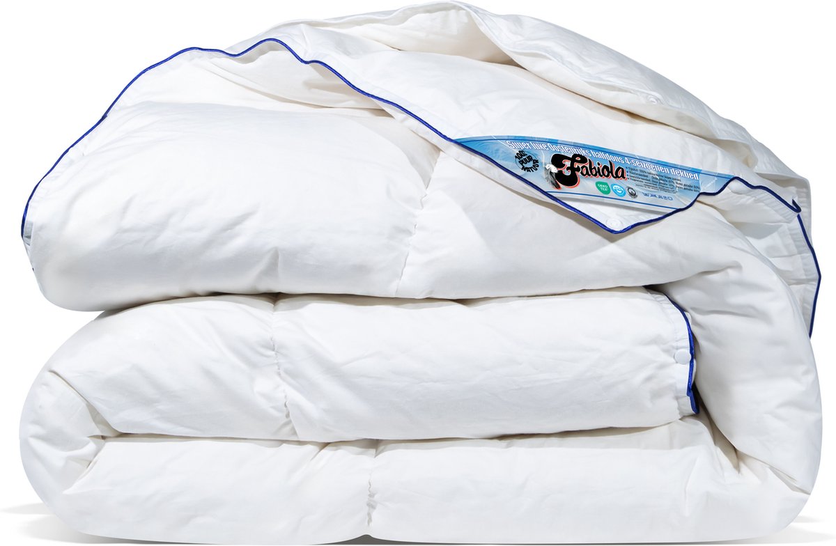 Fabiola Oostenrijks dons 4-seizoenen dekbed - Halfdons dekbed - Luxe en lekker zwaar donsdeken - 260x220 cm SuperSize XL