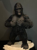 Goodyz - Animaux de la jungle - Gorilla- Gorilla à dos argenté - Argent - Zwart- Debout