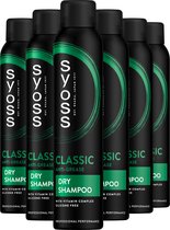 Syoss Anti-Grease - Droogshampoo - Langdurige Frisheid - Zuivert en Verfrist - Versterkt Je Haarstructuur - Voordeelverpakking - 6x200 ml
