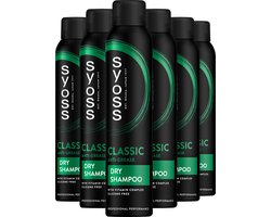 Syoss Anti-Grease - Droogshampoo - Langdurige Frisheid - Zuivert en Verfrist - Versterkt Je Haarstructuur - Voordeelverpakking - 6x200 ml