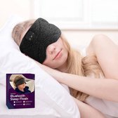 Bluetooth slaapmasker (premium) - Beste keuze - 100% verduisterend - Ultraplatte 'spons speakers' (perfect voor zijslapers) - Koel en ademend materiaal - Volledig verstelbaar - Excellente geluidskwaliteit - Batterij: 13 uur - Antraciet (limited)