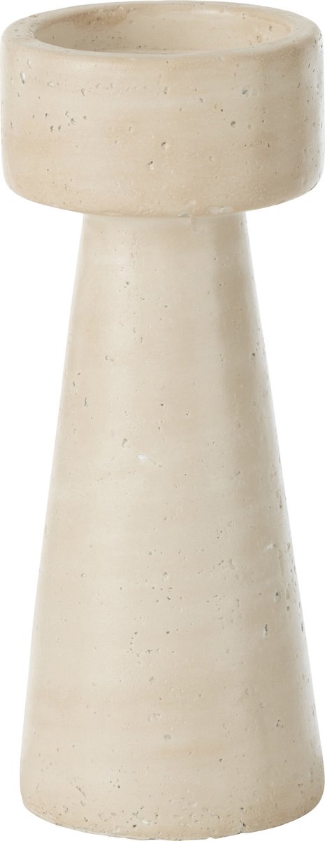 J-Line kandelaar Orlina - cement - creme - large