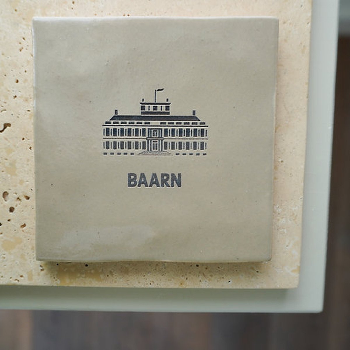 Tegeltje Baarn - Paleis Soestdijk | Beige