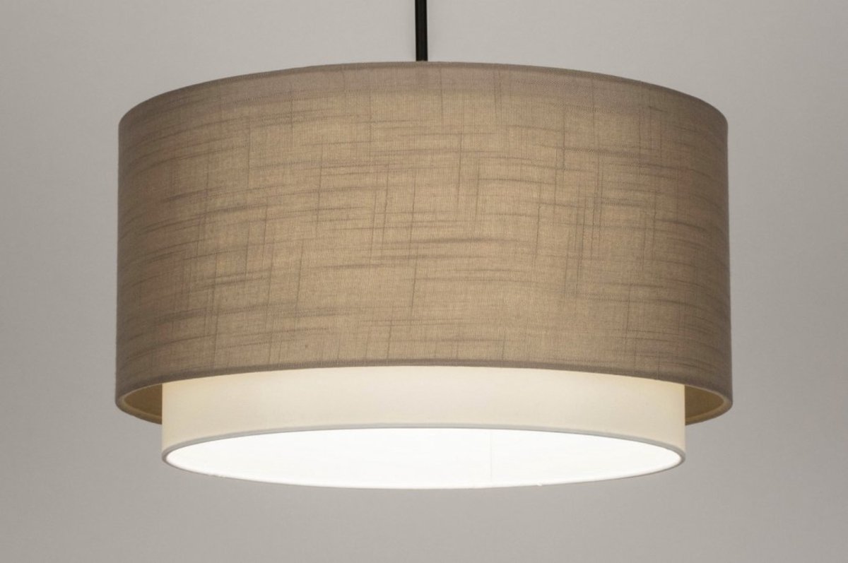 Lumidora Hanglamp 30869 - SHANNON - E27 - Taupe - Metaal - ⌀ 47 cm